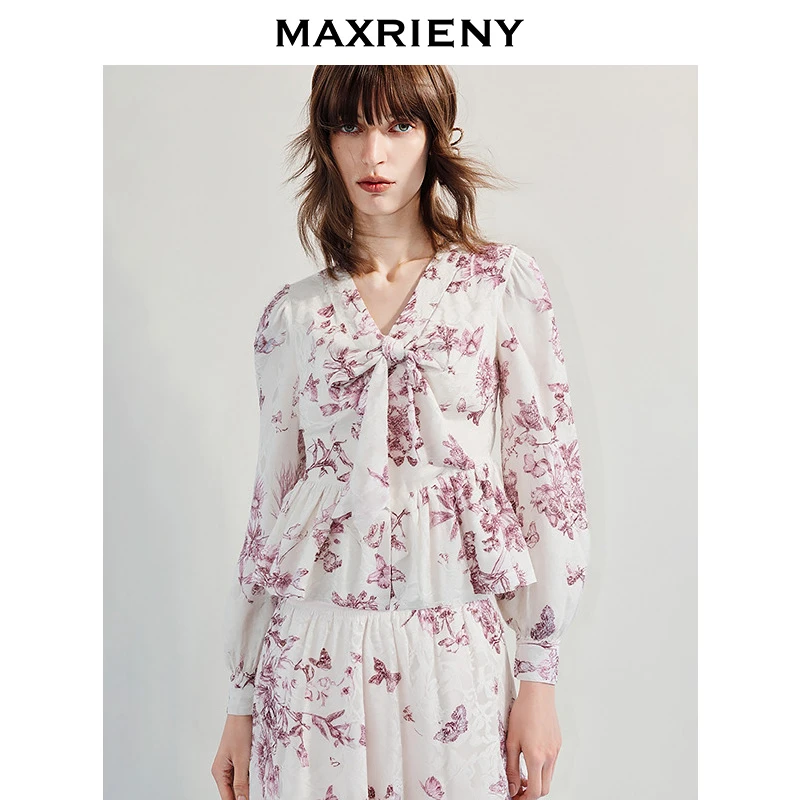 【若谷大大】MAXRIENY【商场同款】25秋衬衫