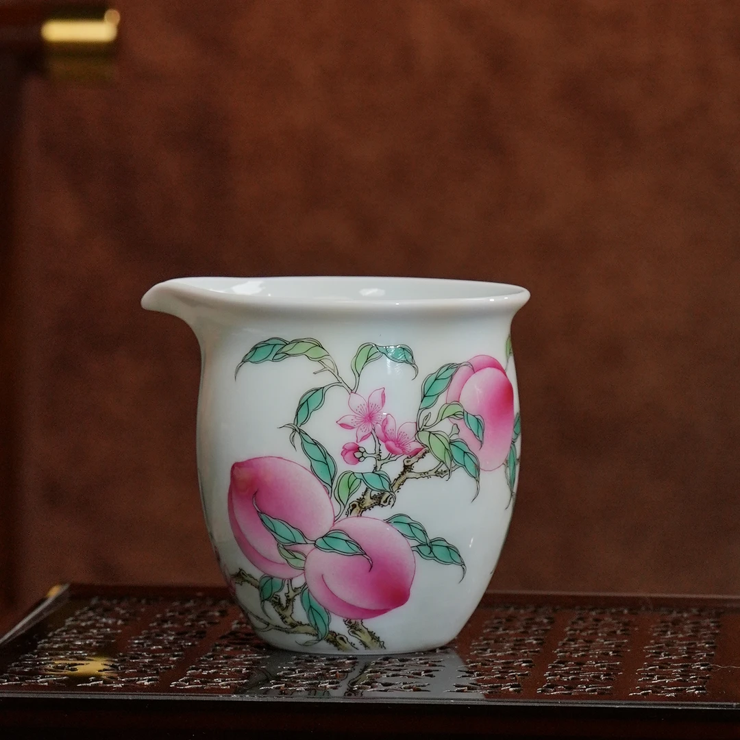 徐窑丨四桃圆融公道 260ML 景德镇陶瓷