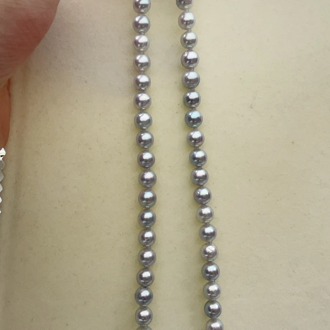 海水珍珠颈饰银S925镶嵌