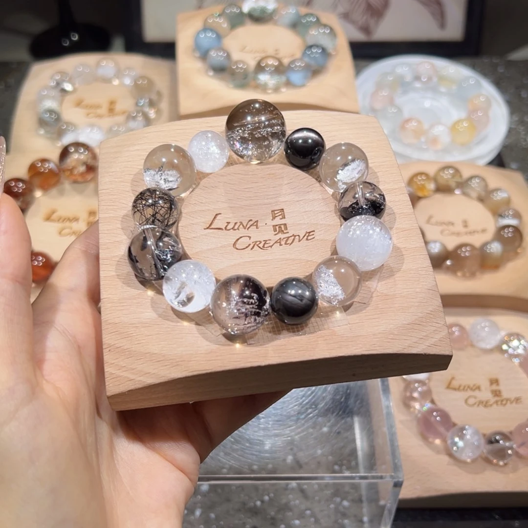 格***西烟晶手链银S925镶嵌