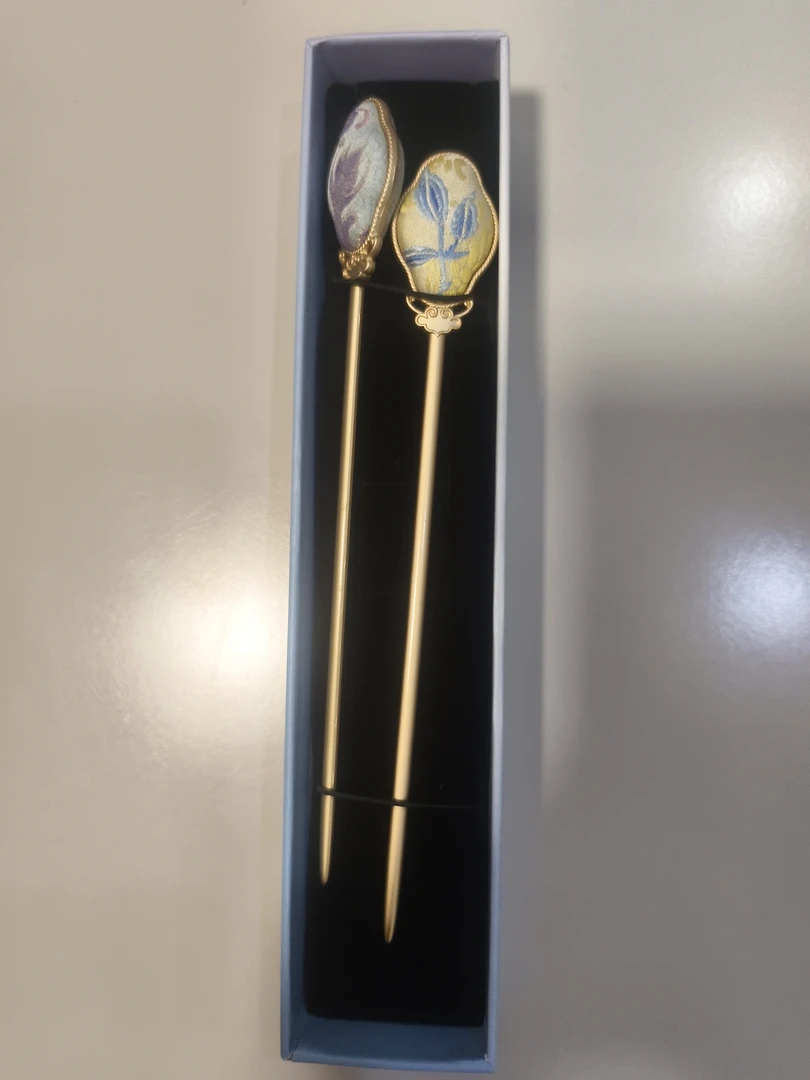 非遗时尚宋锦发夹精致发饰头饰复古百搭女士手工古典古风中古发卡