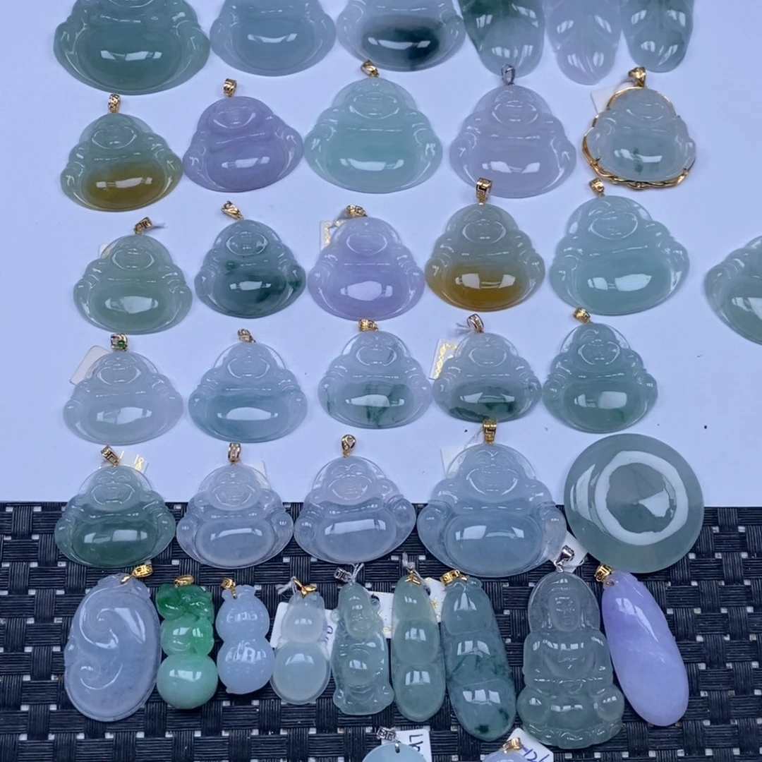 翡翠未镶嵌颈饰天然翡翠