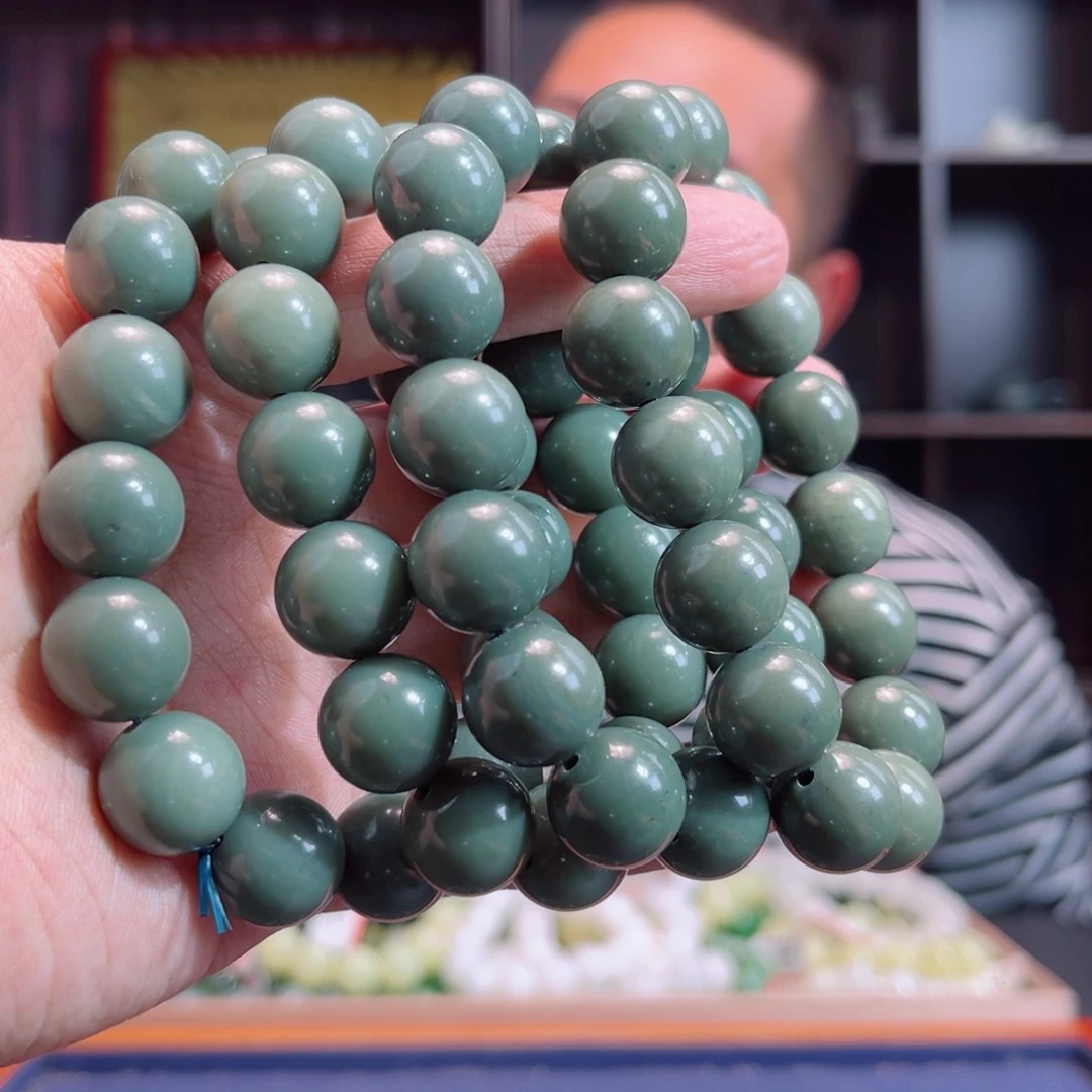 和田玉手链未镶嵌手串新疆塔县豆青多样性拍一发一14
