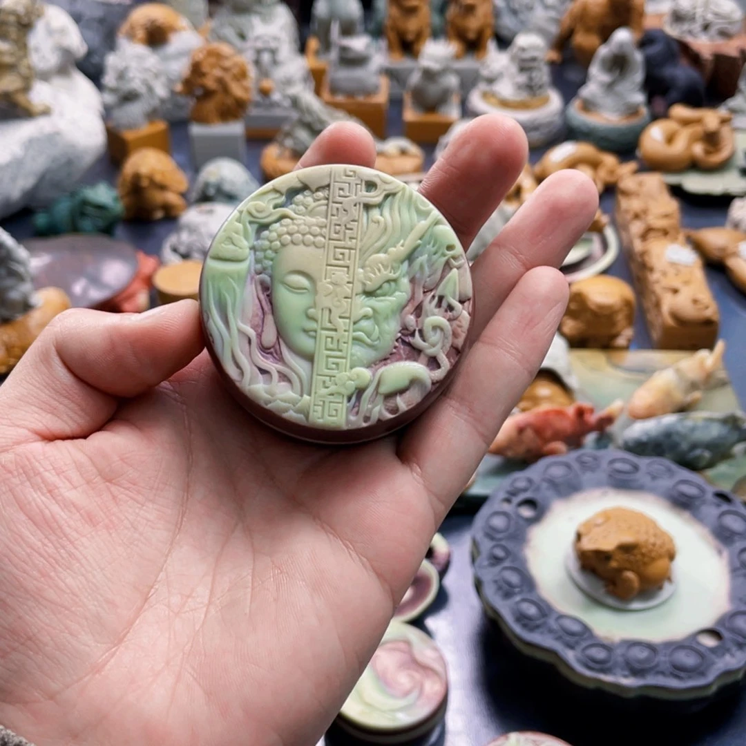 一念之间紫袍玉手工盖置