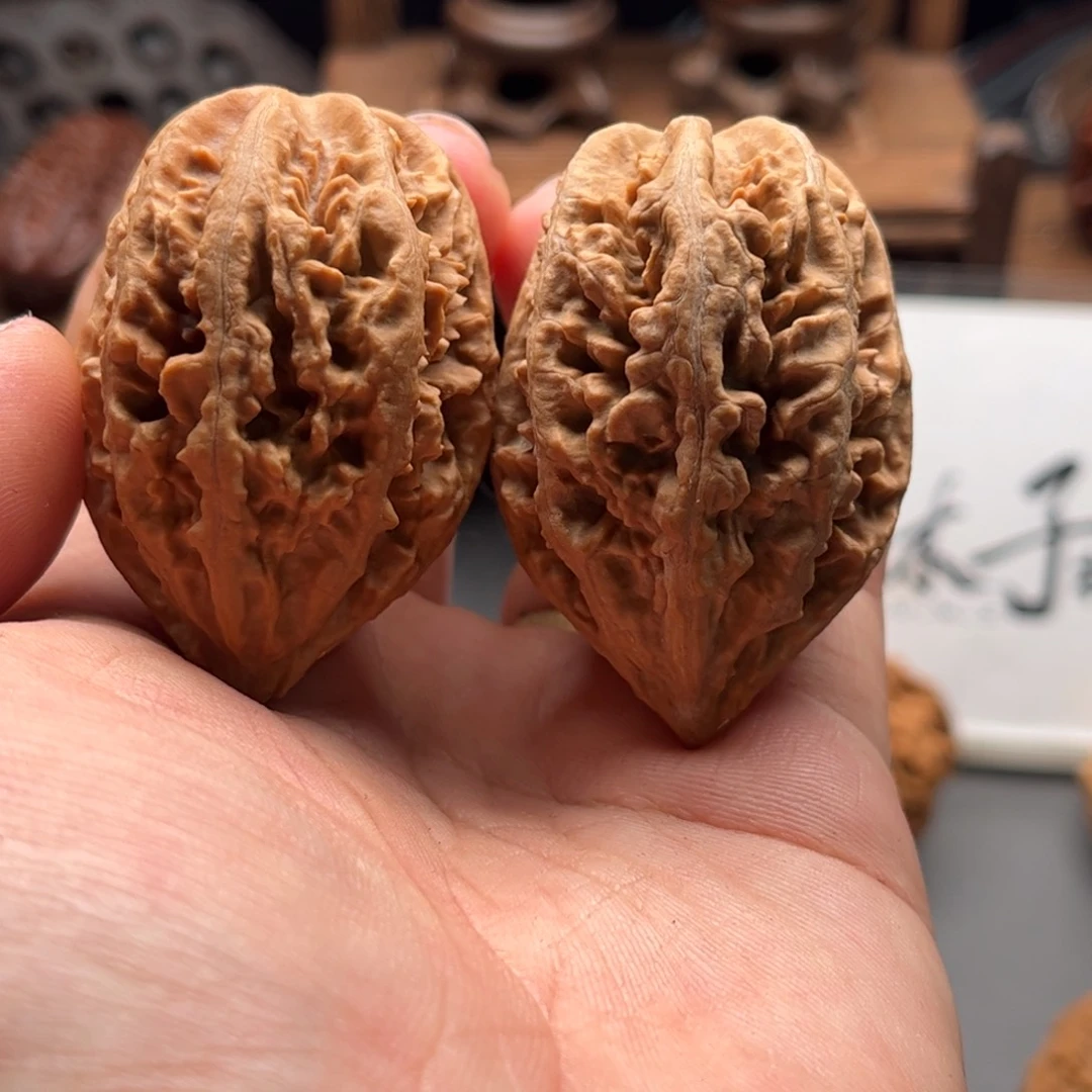 文玩核桃把件关东木子家楸大胖47