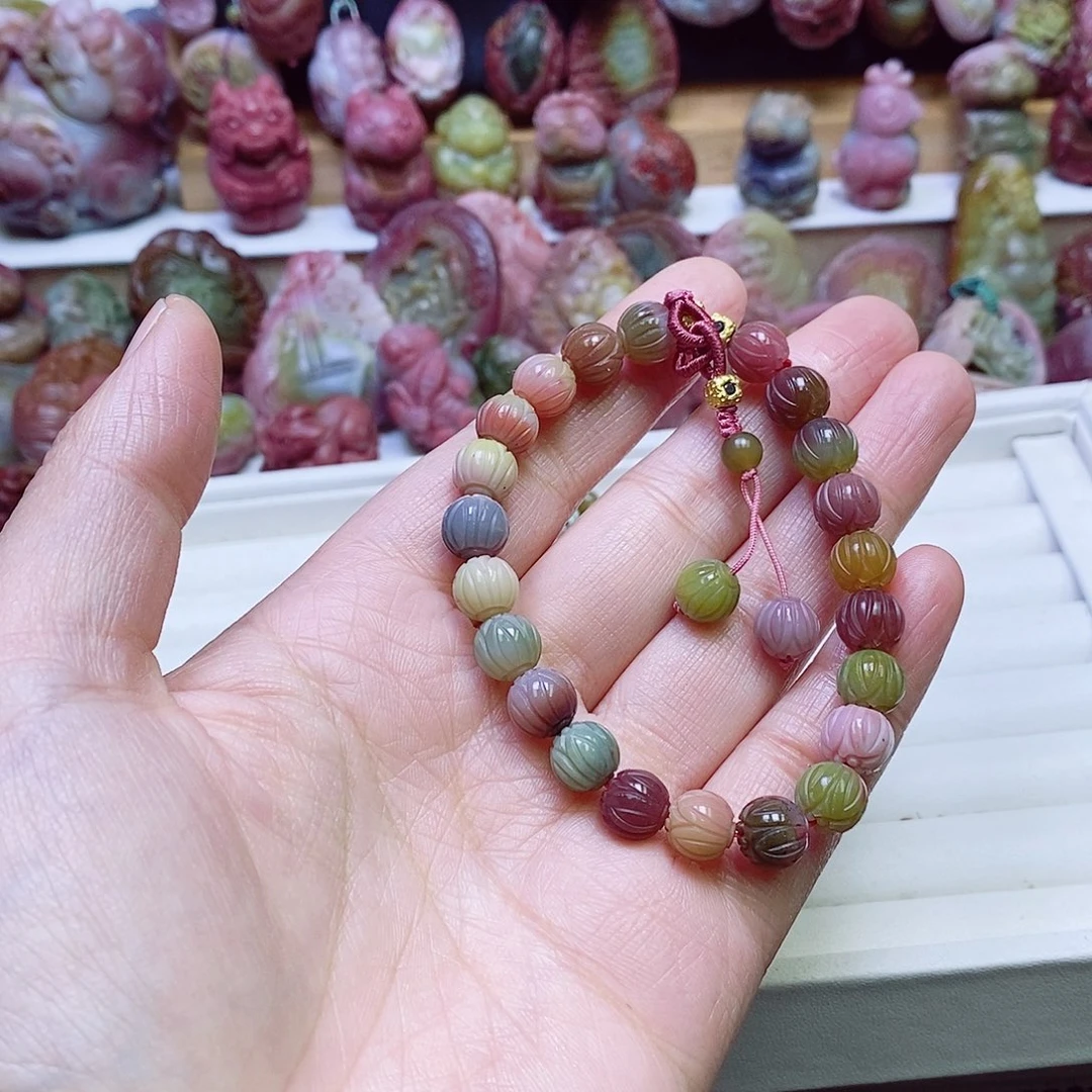 玛瑙/玉髓盐源玛瑙手链未镶嵌
