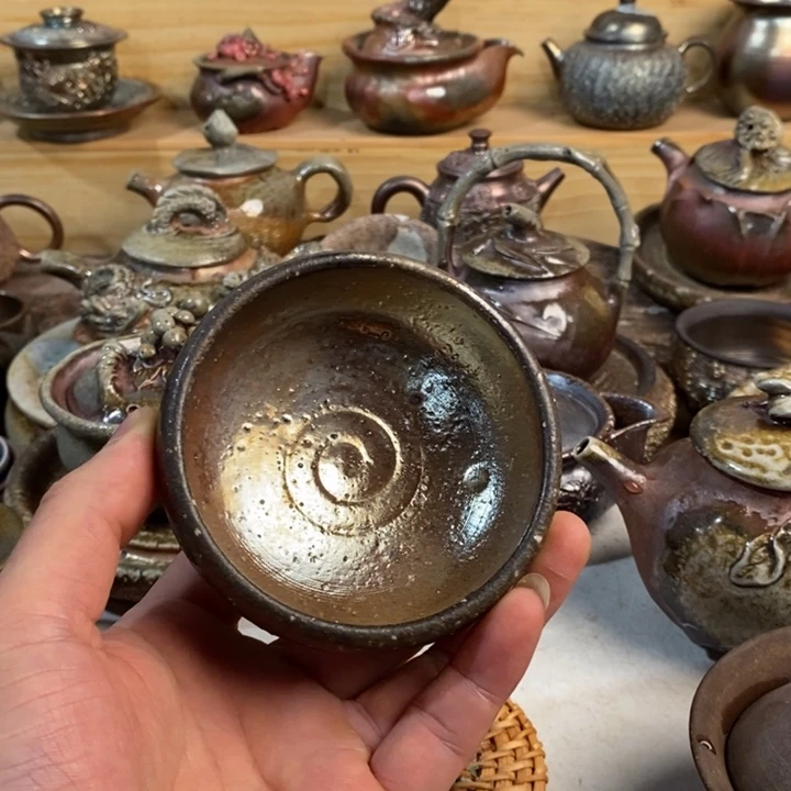 杯柴烧手工制作工艺