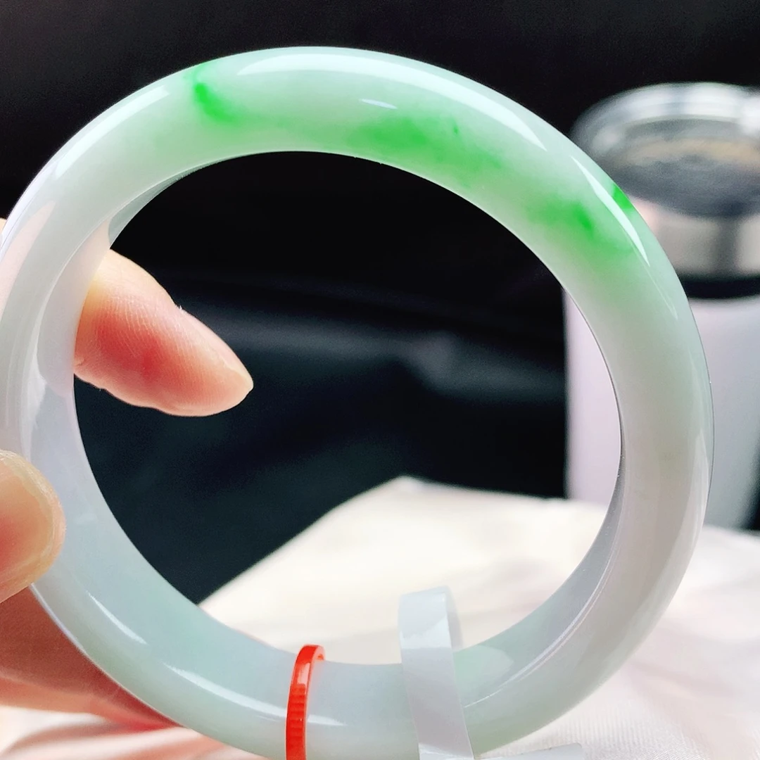 未镶嵌手镯翡翠55圈