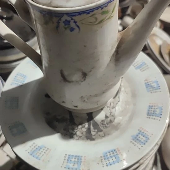 瓷老茶壶，国营四厂库存，