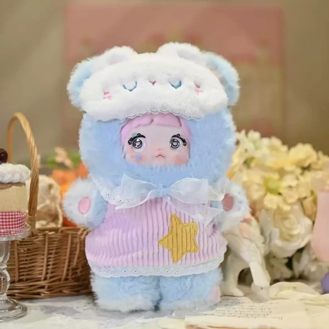 [N宝潮玩看最后一位数]晚安小熊若来缤纷小熊等搪胶毛绒娃娃代拆