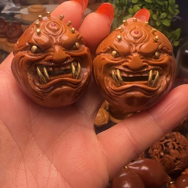 平***手串/手链橄榄核恶僧手球