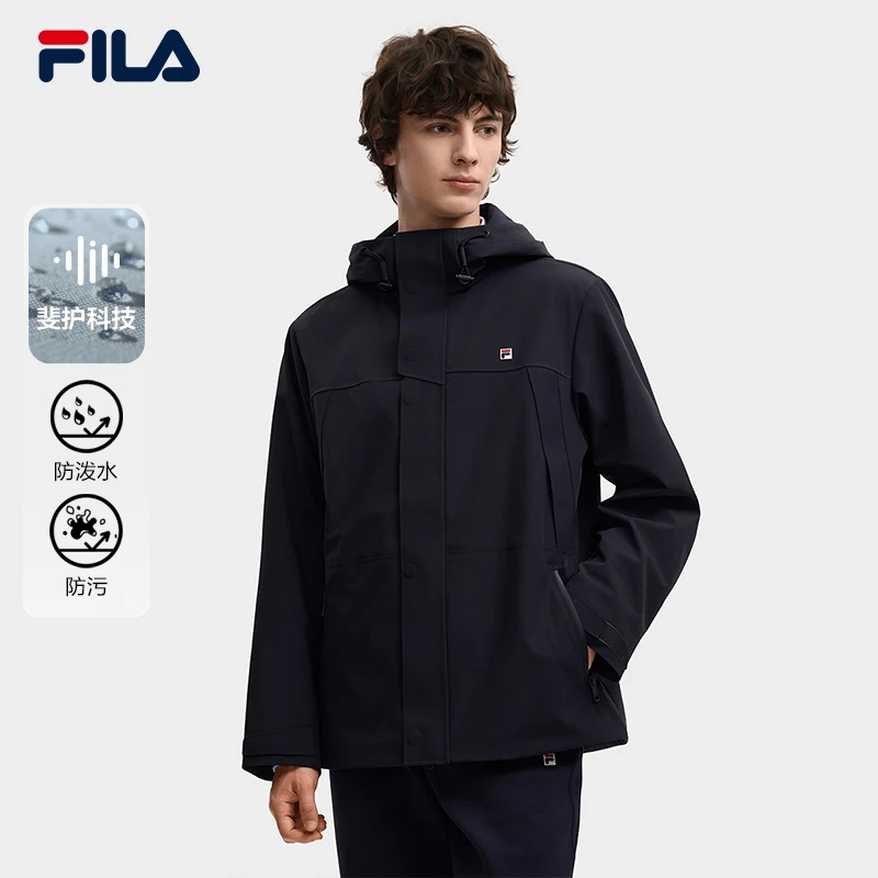 【城市户外风】Fila/斐乐男款防风秋季一衣两穿运动外套F11M548702F