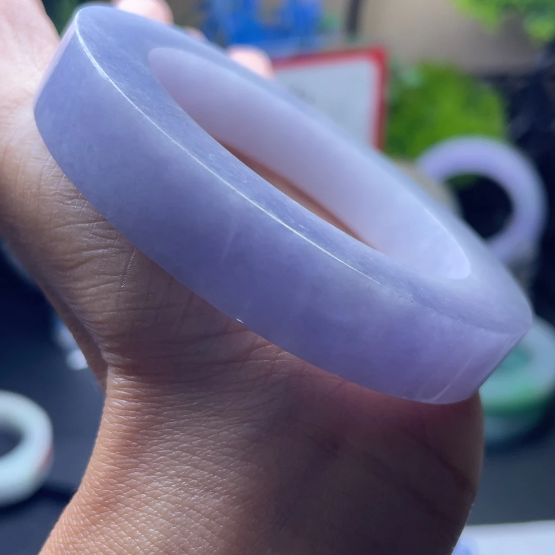 瑷***琦未镶嵌定制翡翠翡翠手镯