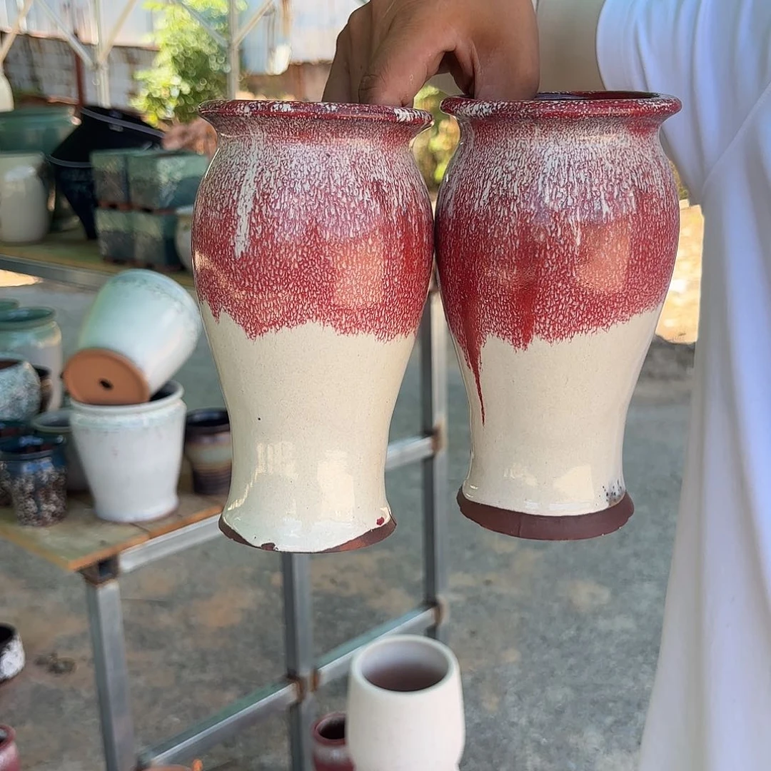 微瑕红两个口径10*20