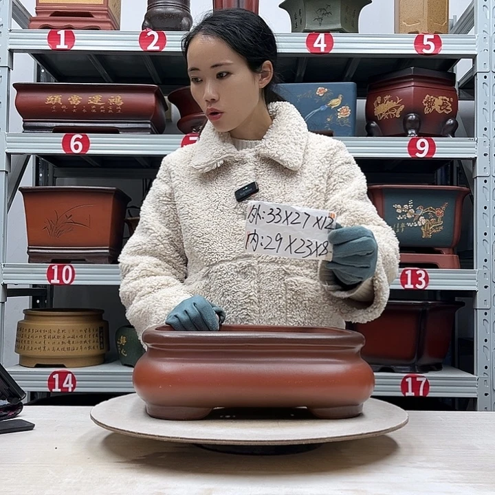 紫砂花盆紫砂花盆