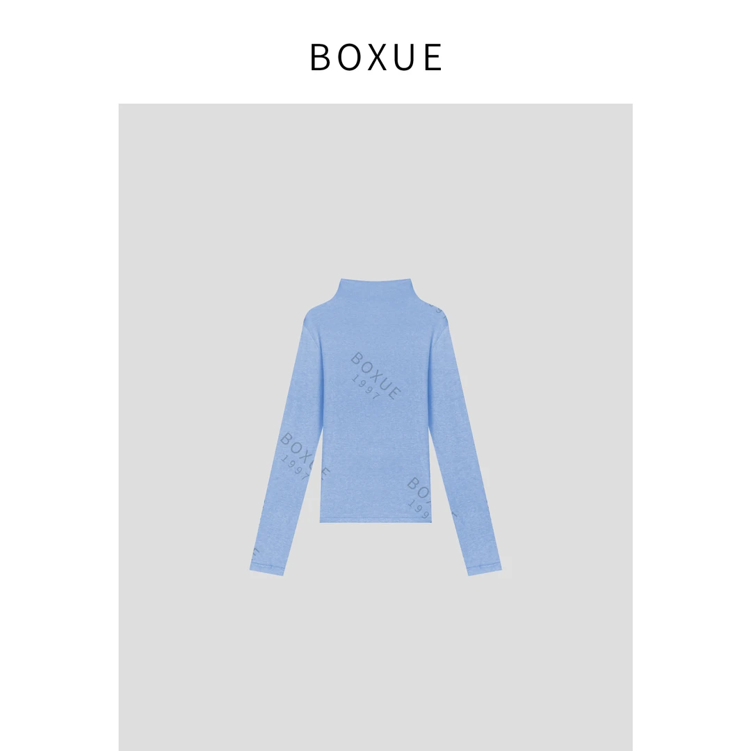 BOXUE“雪月”2024冬季新款高级感天丝＋羊毛轻奢 毛衣#241119MY333