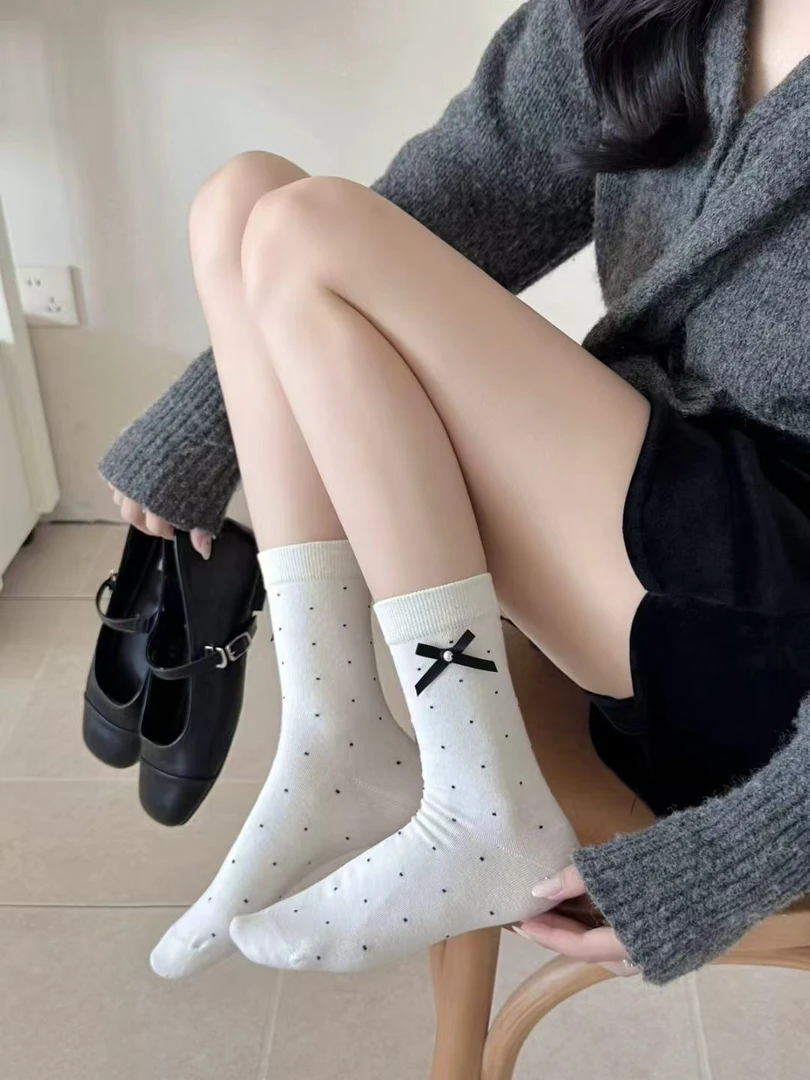 【个人单冬对对碰女袜】韩系ins风森系棉袜