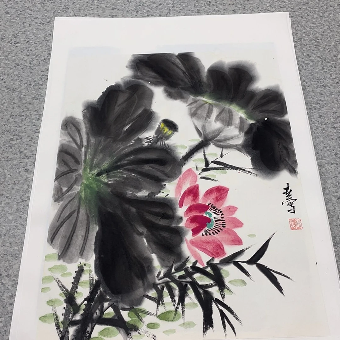 国画1.4平尺国画作品