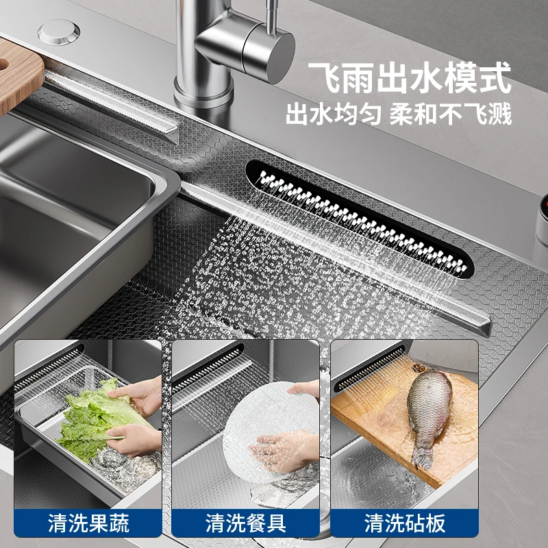 加厚不锈钢水槽厨房洗菜盆大单槽洗碗池