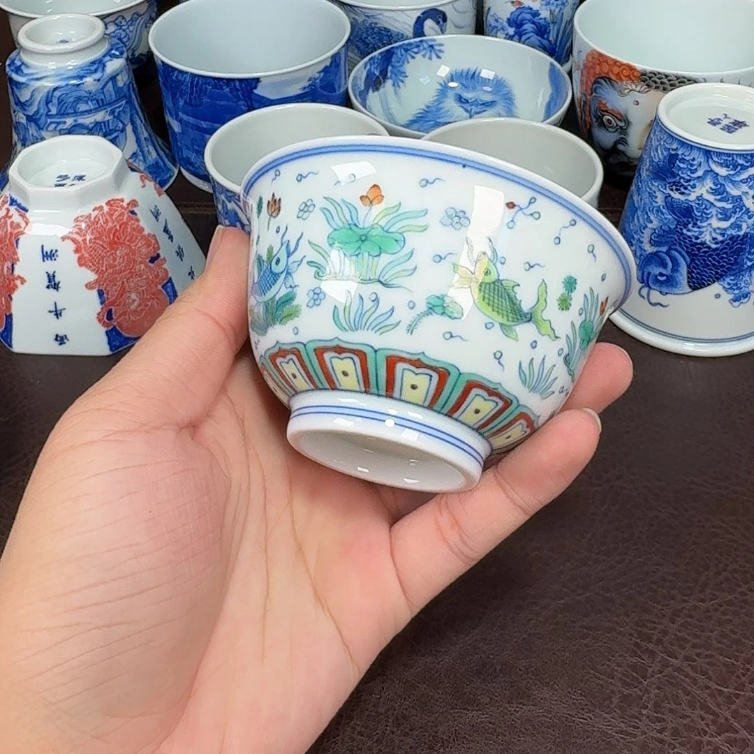 现代景德镇陶瓷杯