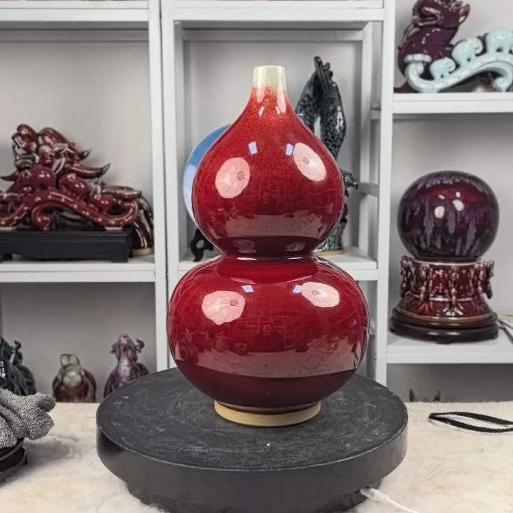 摆件钧瓷摆件神后镇钧瓷