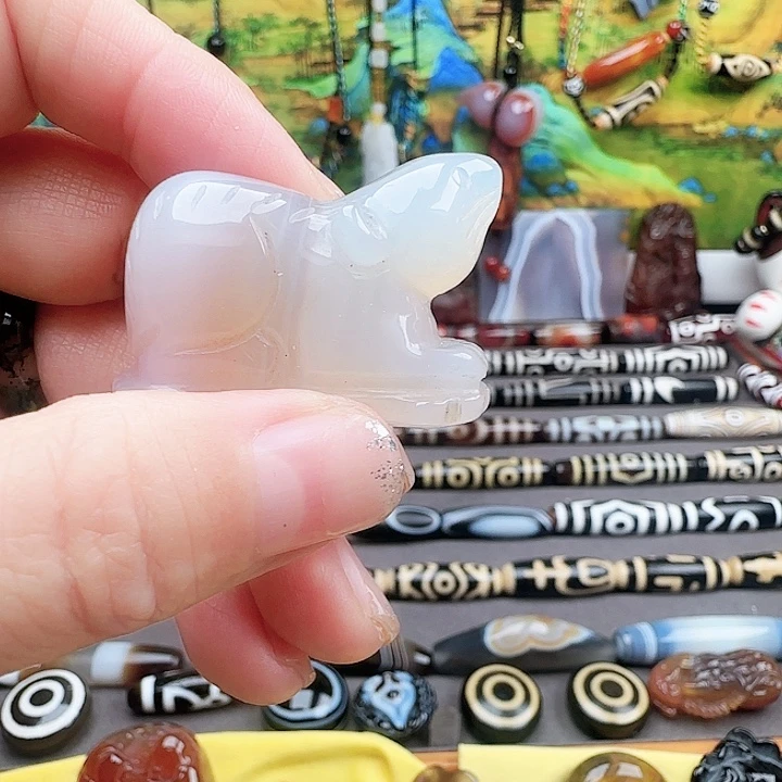 玛瑙/玉髓合金珠宝半成品