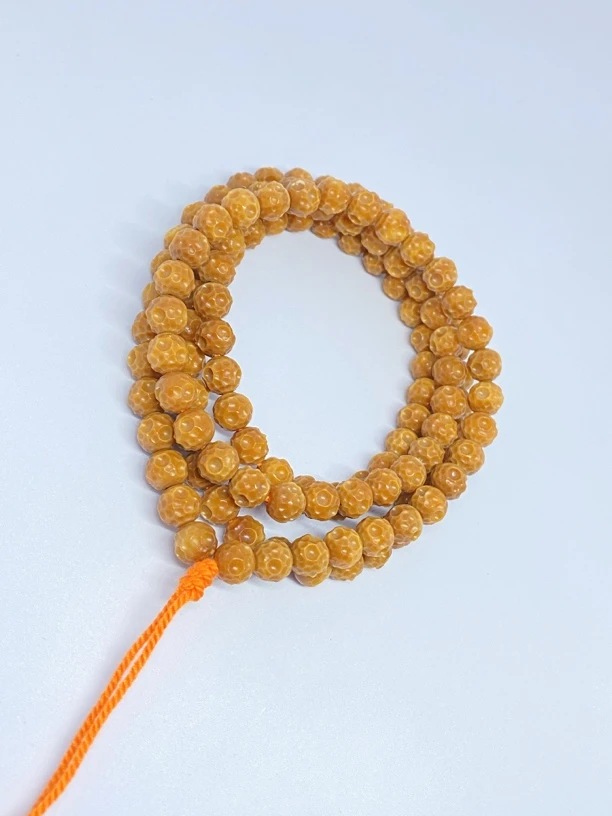 九鼎 龙脊长串玉化料【星球】120颗 8mm左右