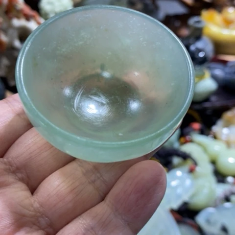 S***.蛇纹石玉未镶嵌手把或挂件