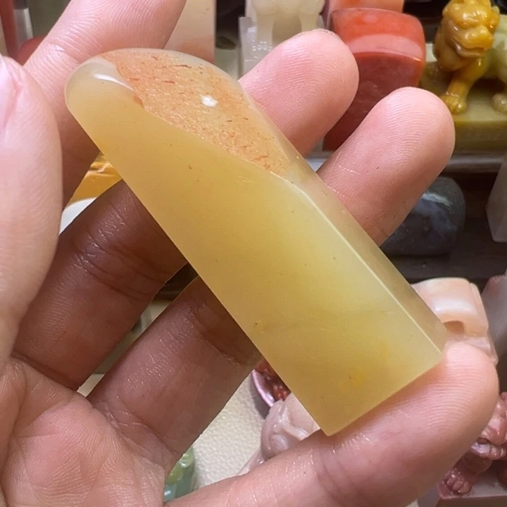 不***鱼印石寿山石小的南部黄
