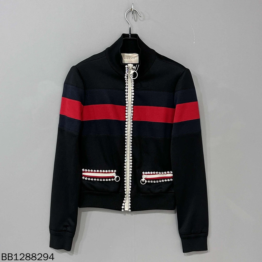99新 GUCCI/古驰 镶钻拉链外套/M码/88294
