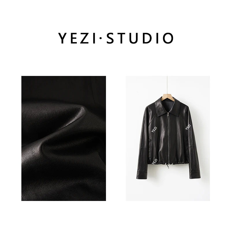 【时尚c位】土耳其進口全植鞣绵羊皮无涂层抽绳皮衣25124002-3/5