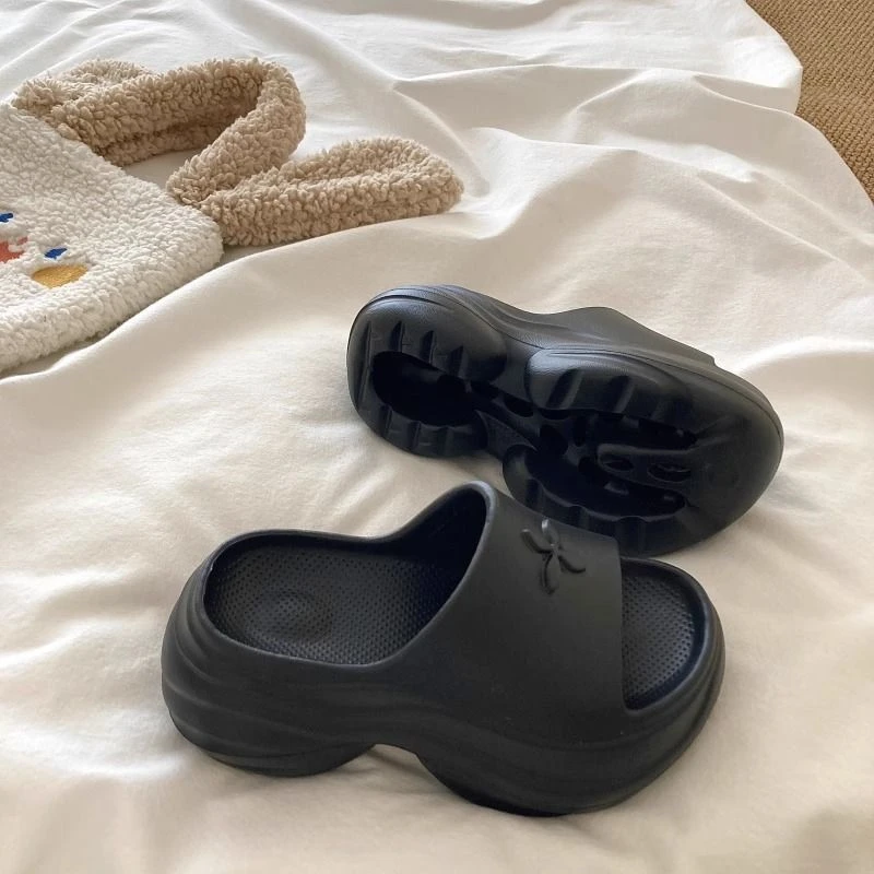 8c高跟拖鞋一字拖鞋户外运动时尚百搭高鞋增高矮子乐夏季外穿防滑