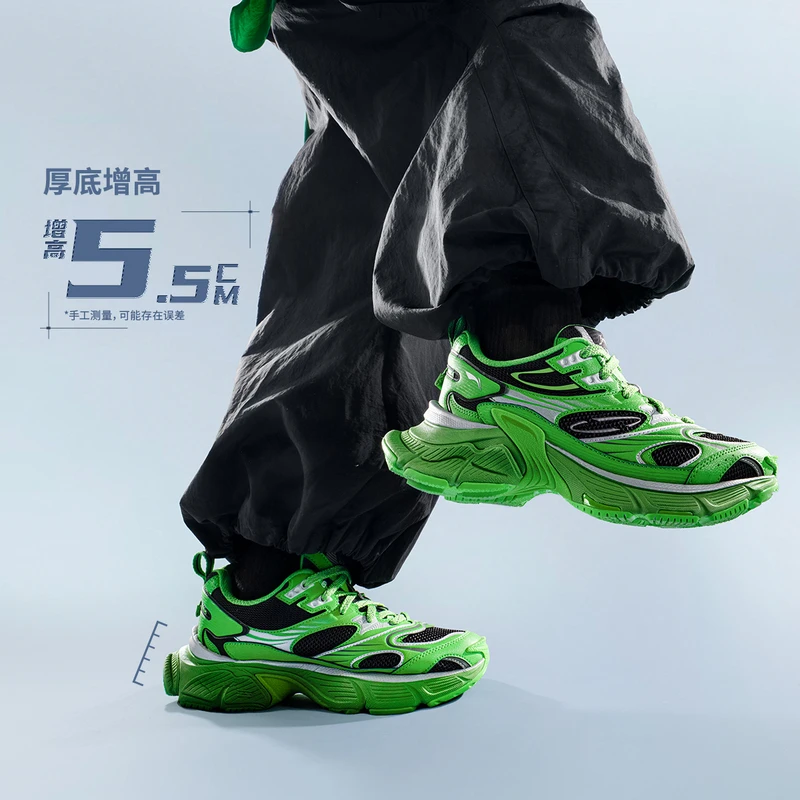 【星际】李宁2025新品男女反光减震回弹经典休闲鞋AGCV109/AGCV110