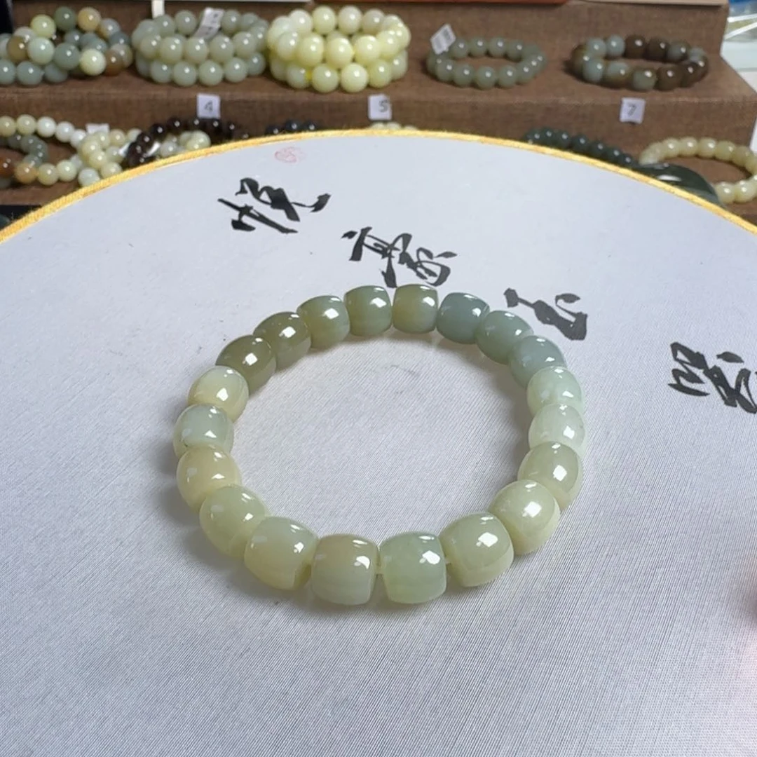 和田玉手链未镶嵌小*