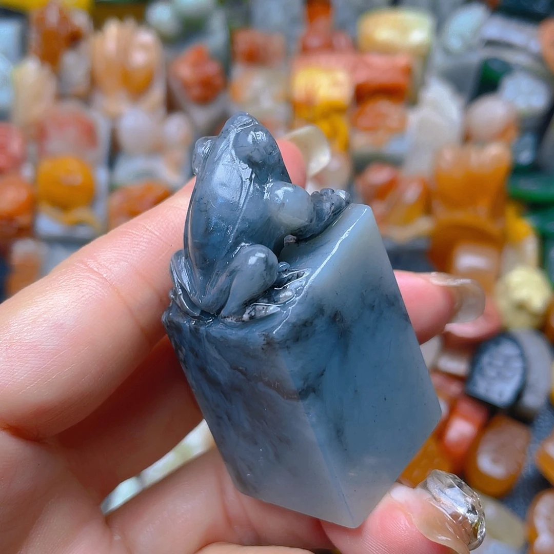 青田石印石纯手工