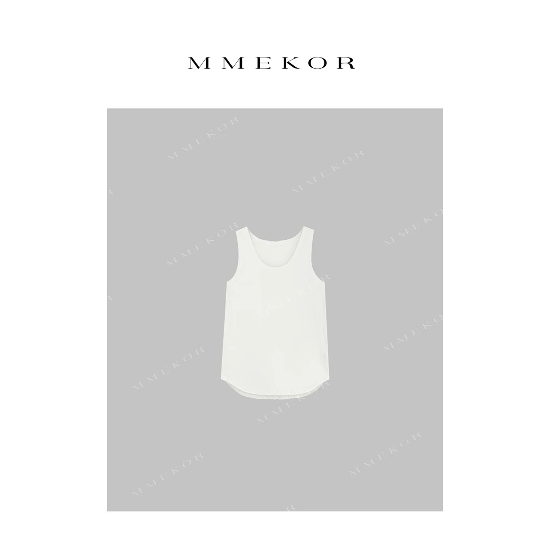 MMEKOR 极简风清新时尚男友无袖背心 86078 百搭休闲打底通用