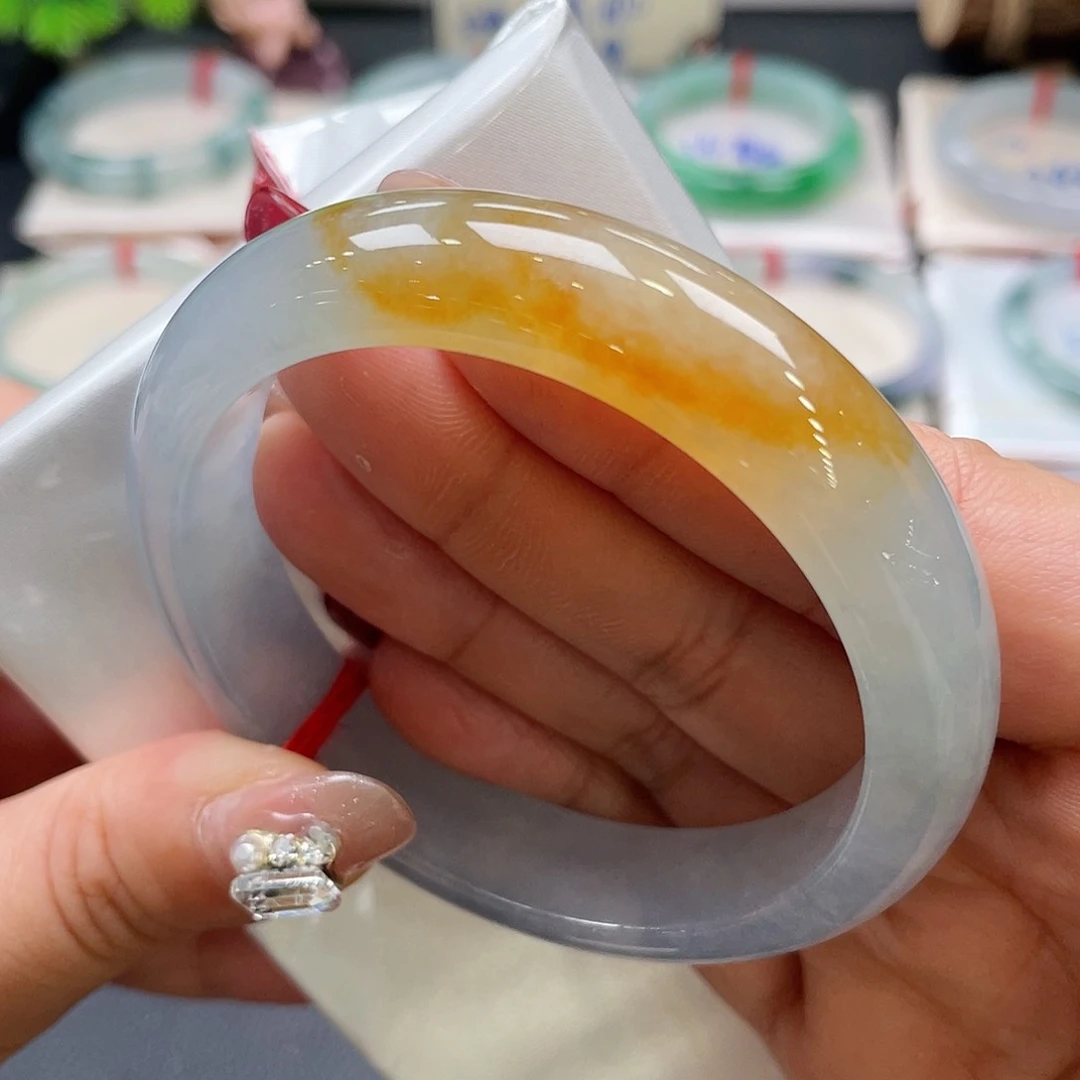 未镶嵌手镯翡翠66号58圈