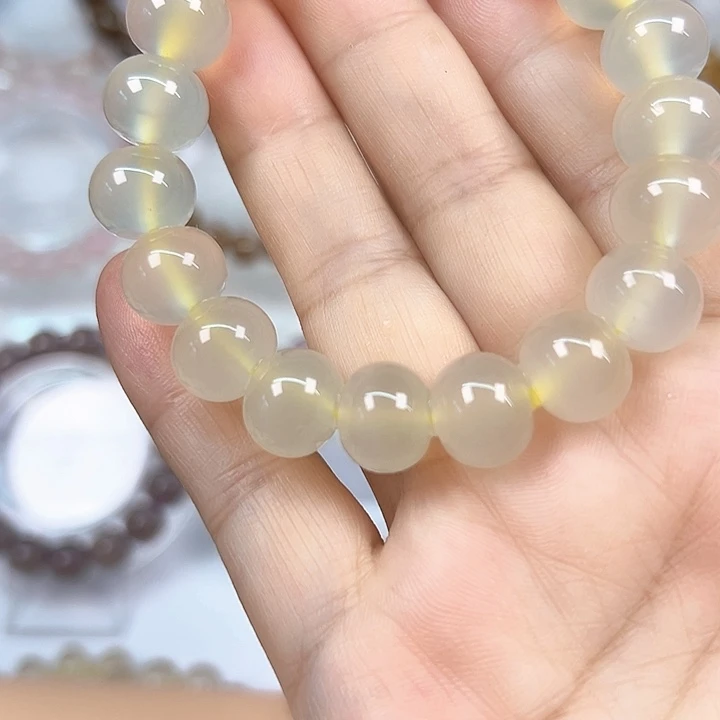 玛瑙/玉髓合金玛瑙玉髓手链卡十