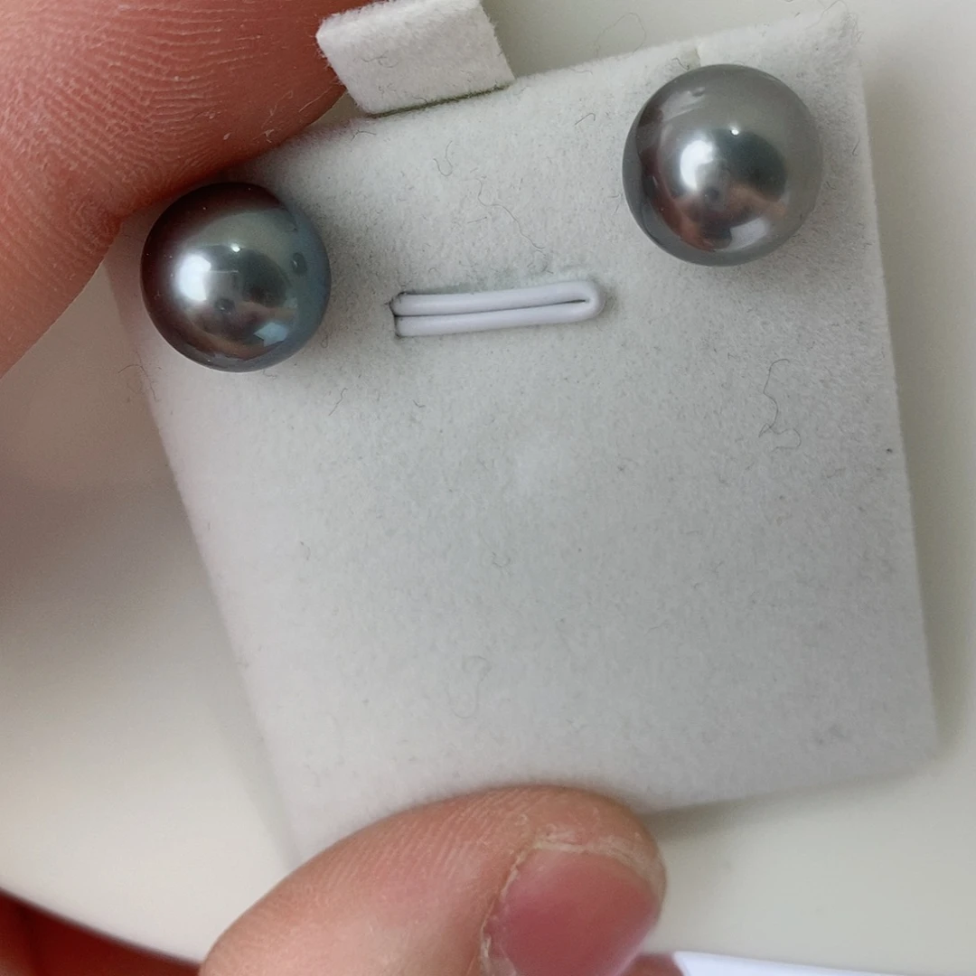 海水珍珠耳饰18K金镶嵌