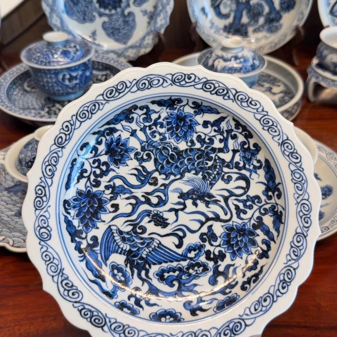 手工手绘茶具微瑕