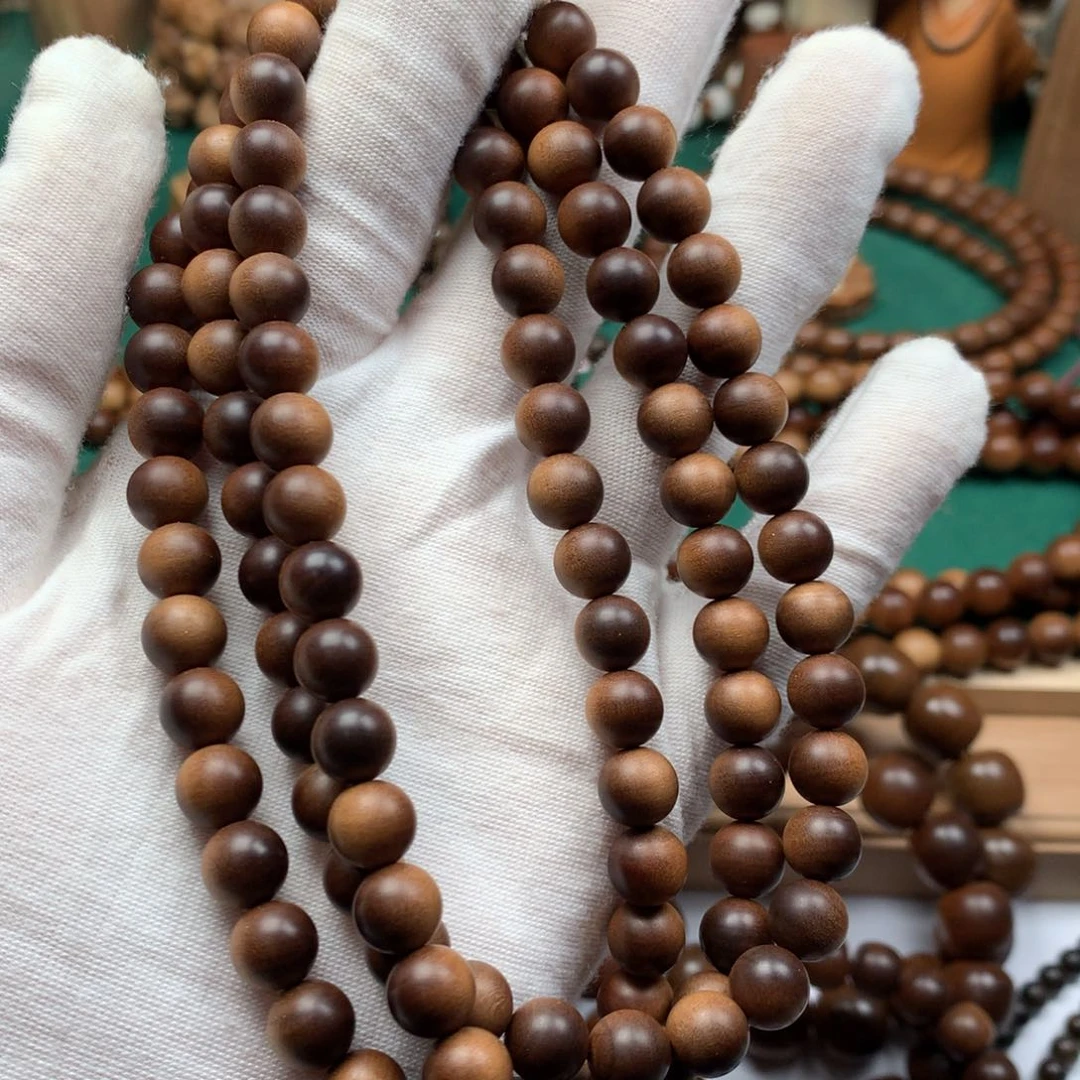 檀香木手串/手链沈*老山檀香0.8沉水