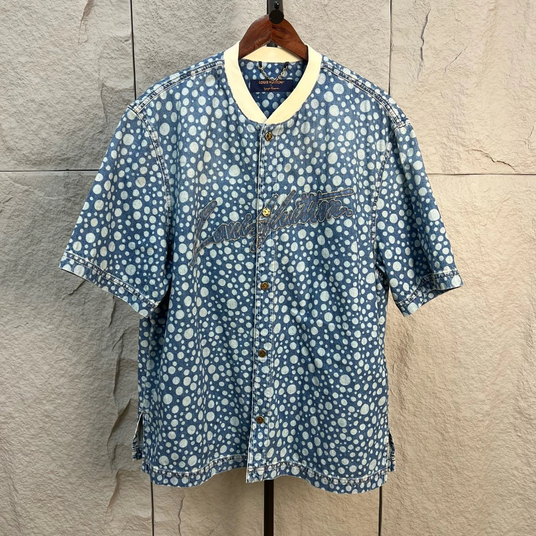 全新未使用 LouisVuitton/路易威登 草间牛仔衬衫xxl码ys000304