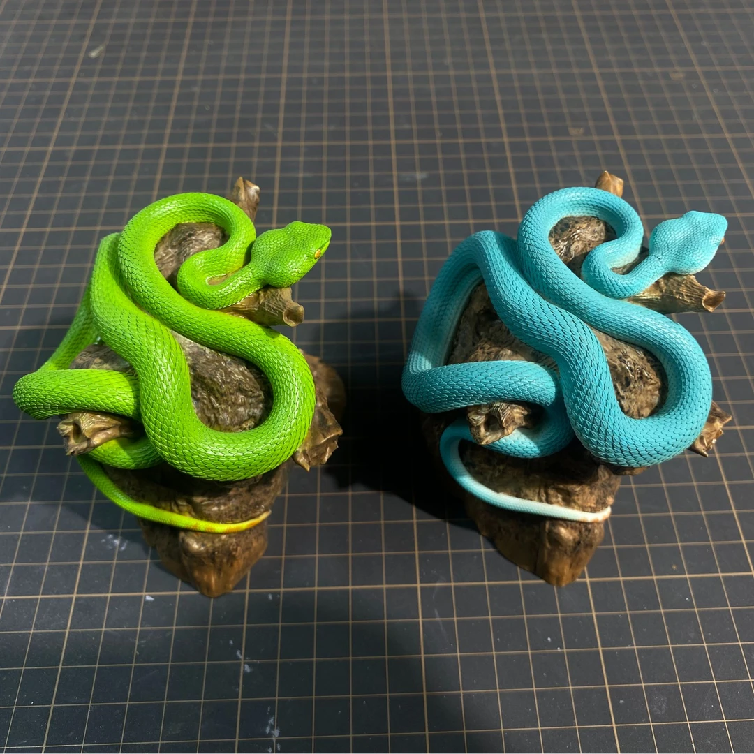 【消费级】 竹叶青蛇模型 收藏品