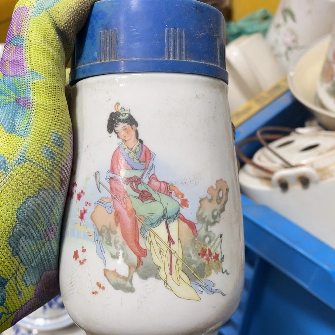 人***了瓷器茶水杯家用多功能