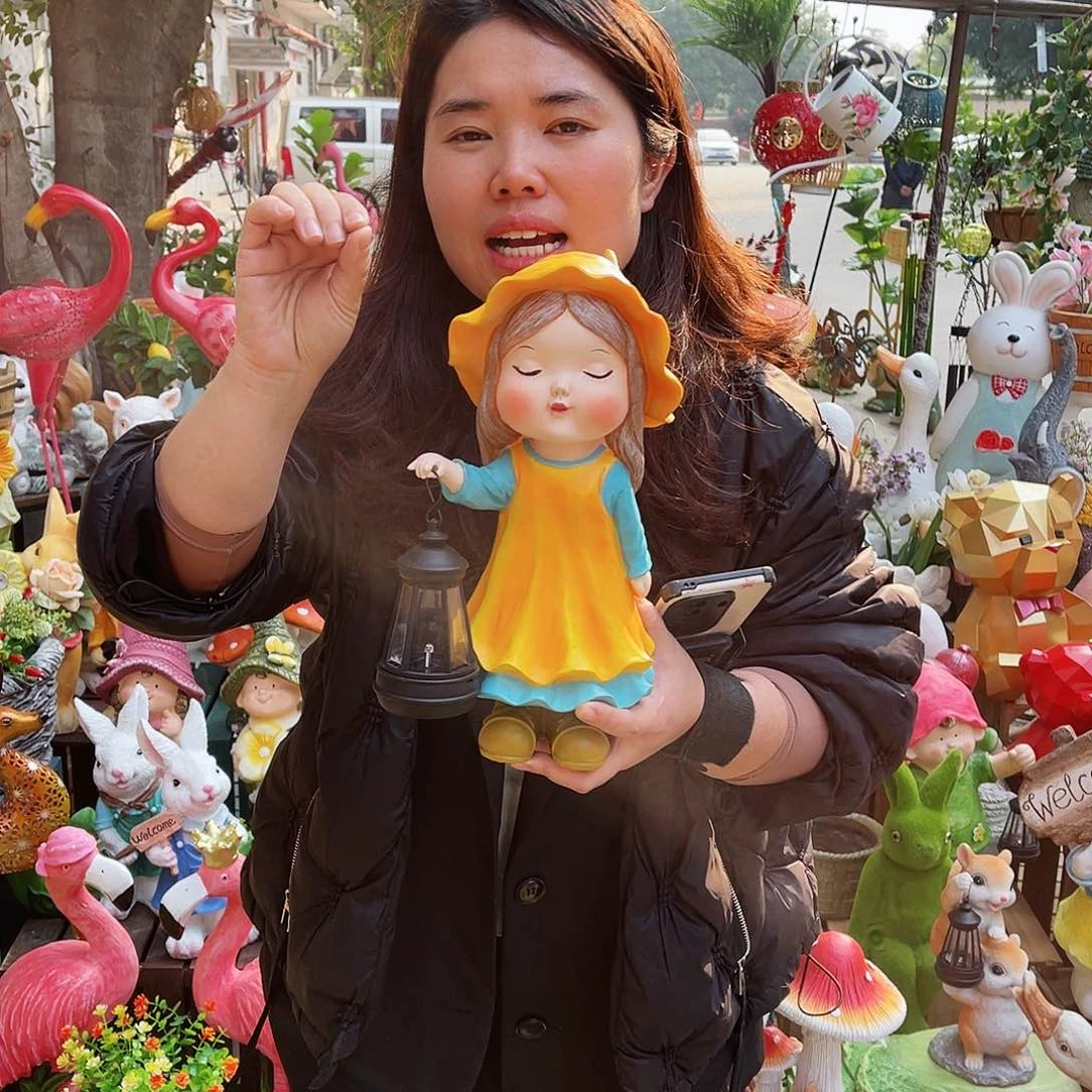 【闪购商品】无铅玻璃花园摆件&000&