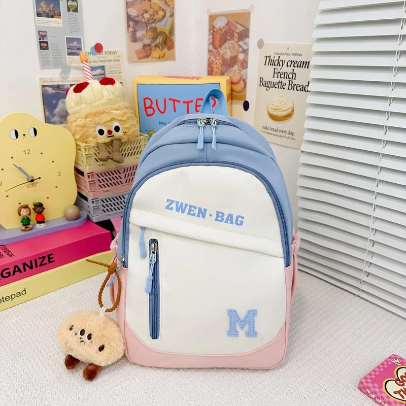 梓文儿童书包女生小学生新款幼儿园轻便小背包女童男孩旅游双肩包