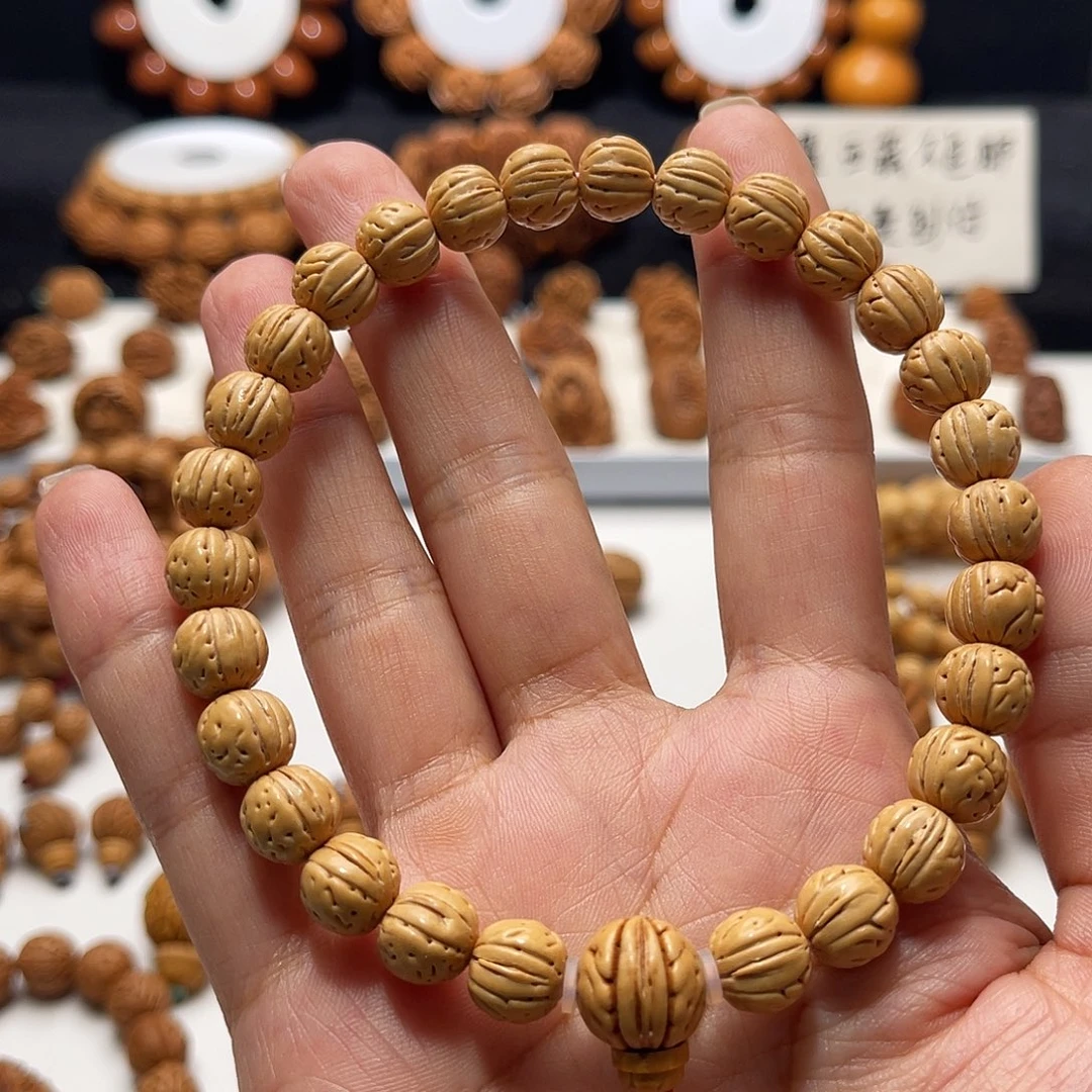 你***闹核桃手串/手链桃核手工制作工艺
