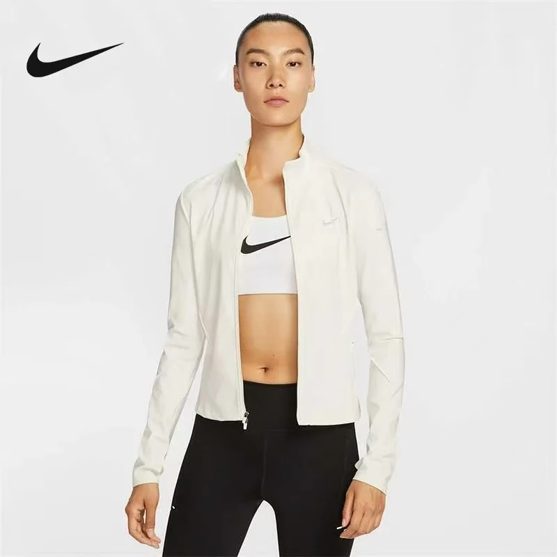 Nike耐克女子夏跑步训练透气反光速干立领运动茄克外套IB1999133