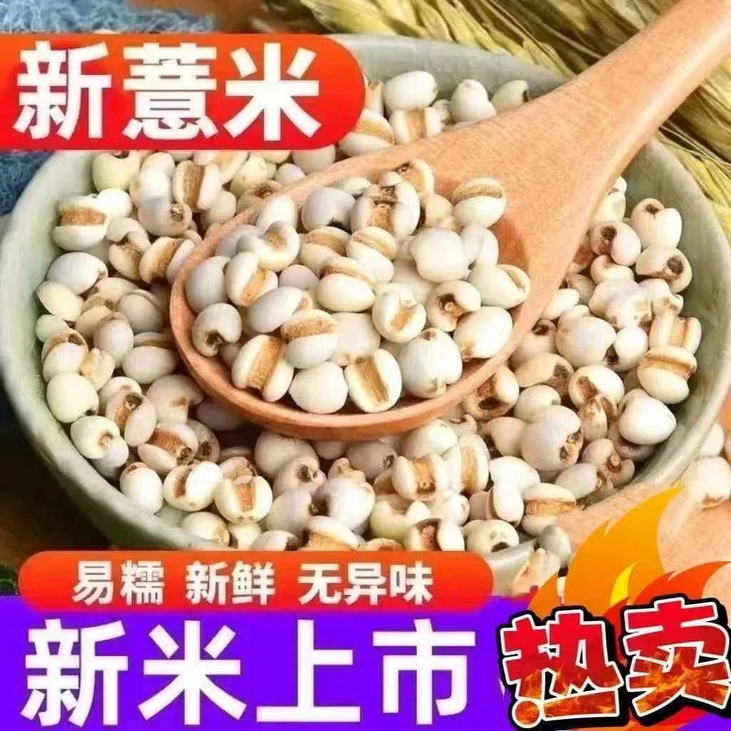 新鲜贵州小薏米新货薏仁米可泡水煮粥的五谷杂粮