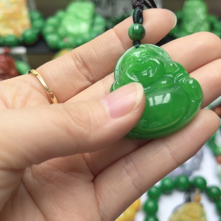 翡翠未镶嵌颈饰手串13